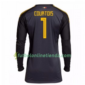 Camiseta Bélgica Courtois 1 Portero Primera Mundial 2018